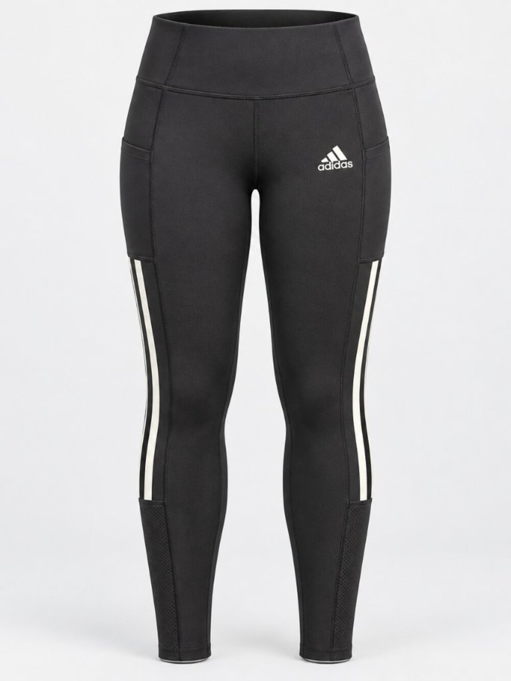 Adidas Women’s S Aeroready Black High Rise 3-Stripe Leggings